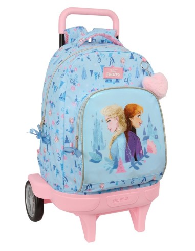 Mochila Gde. C/Ruedas Compact Evol. Ext. Frozen "Ice Magic" | Reino Escolar: Mochilas, Estuches y Papelería de Disney, Real Madr