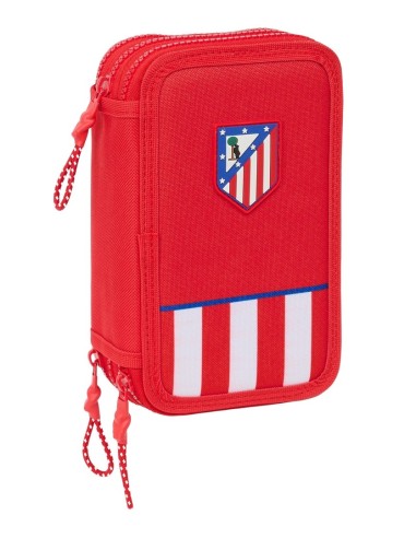 Plumier Triple 36 Piezas Atletico De Madrid | Reino Escolar: Mochilas y Regalos