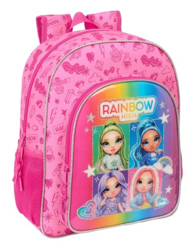 Mochila Junior Adaptable A Carro Rainbow High | Reino Escolar: Mochilas y Regalos