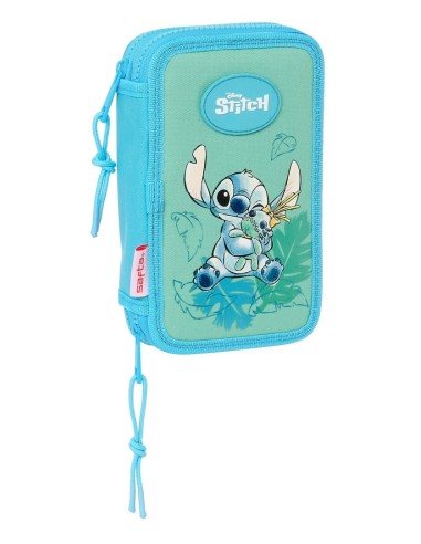 Plumier Doble Pequeñoo 28 Piezas Stitch | Reino Escolar: Mochilas y Regalos