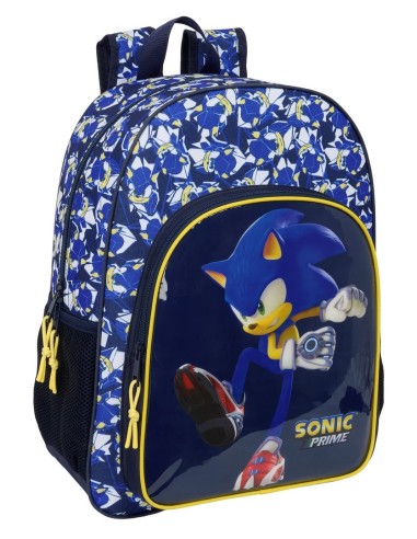 Mochila Adaptable Carro Sonic Prime | Reino Escolar: Mochilas y Regalos