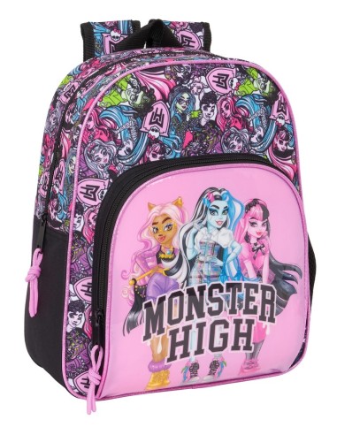 Mochila Infantil Adaptable A Carro Monster High | Reino Escolar: Mochilas y Regalos