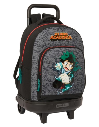 Mochila Grande Con Ruedas Compact Extraible My Hero Academia | Reino Escolar: Mochilas y Regalos