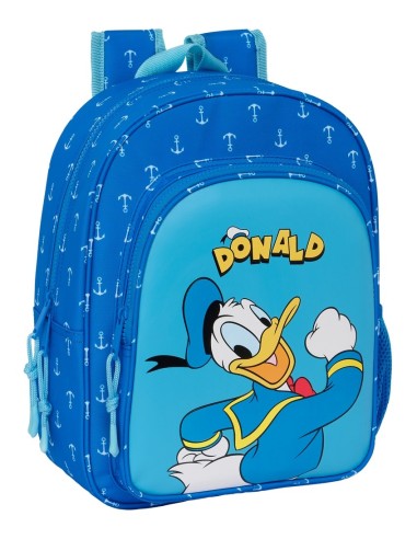 Mochila Infantil Adaptable A Carro Donald Duck | Reino Escolar: Mochilas y Regalos