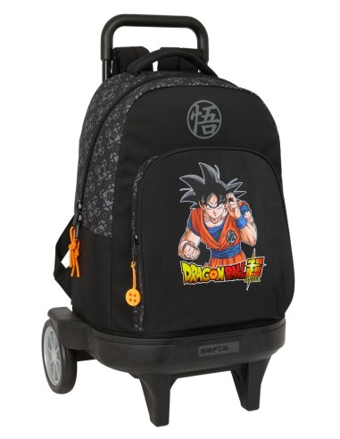 Mochila Grande Con Ruedas Compact Evolution Extraíble Dragon Ball | Reino Escolar: Mochilas y Regalos