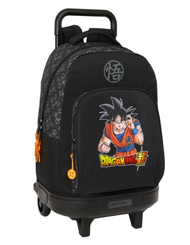 Mochila Grande Con Ruedas Compact Extraible Dragon Ball | Reino Escolar: Mochilas y Regalos