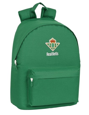 Mochila Para Portatil 14.1" Reciclado Real Betis Balompie | Reino Escolar: Mochilas y Regalos