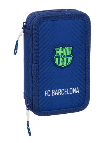 Plumier Doble Pequeñoo 29 Piezas F.C. Barcelona | Reino Escolar: Mochilas y Regalos