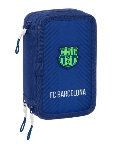 Plumier Triple 37 Piezas F.C. Barcelona | Reino Escolar: Mochilas y Regalos