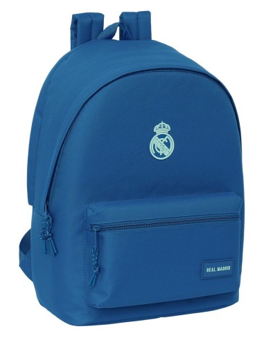 Mochila Doble Para Portatil 15.6"+Usb Real Madrid | Reino Escolar: Mochilas y Regalos