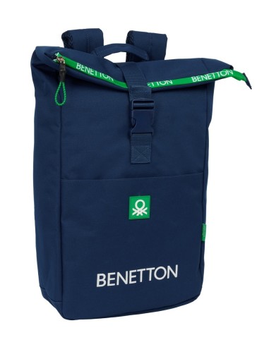 Mochila Solapa Para Portatil 15.6'' Benetton | Reino Escolar: Mochilas y Regalos