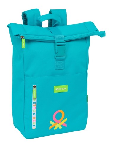 Mochila Solapa Para Portatil 15.6'' Benetton | Reino Escolar: Mochilas y Regalos