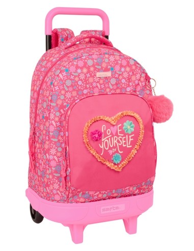 Mochila Grande Con Ruedas Compact Extraible Safta | Reino Escolar: Mochilas y Regalos