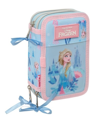 Plumier Triple 37 Piezas Frozen | Reino Escolar: Mochilas y Regalos