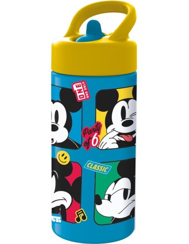 Botella 410ml Mickey Mouse | Reino Escolar: Mochilas y Regalos