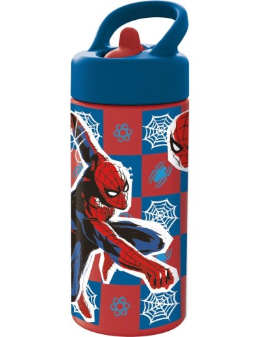 Botella 410ml Spider-Man | Reino Escolar: Mochilas y Regalos