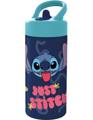 Botella 410ml Stitch | Reino Escolar: Mochilas y Regalos