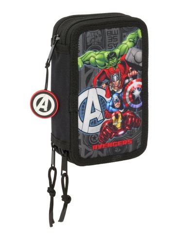 Plumier Triple 37 Piezas Avengers | Reino Escolar: Mochilas y Regalos