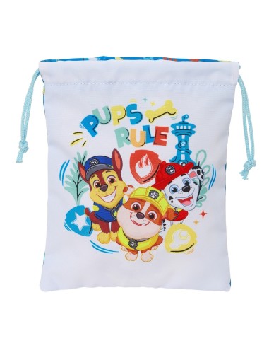 Saquito Merienda Paw Patrol  | Reino Escolar: Mochilas y Regalos