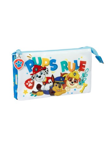 Portatodo Triple Paw Patrol  | Reino Escolar: Mochilas y Regalos