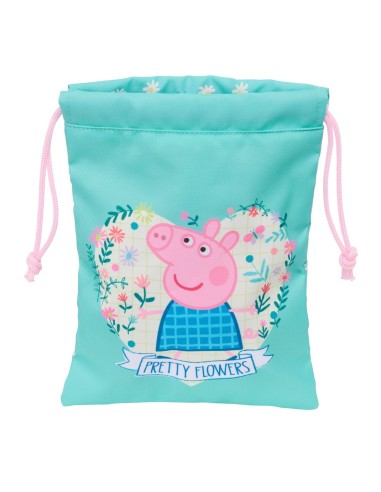 Saquito Merienda Peppa Pig | Reino Escolar: Mochilas y Regalos