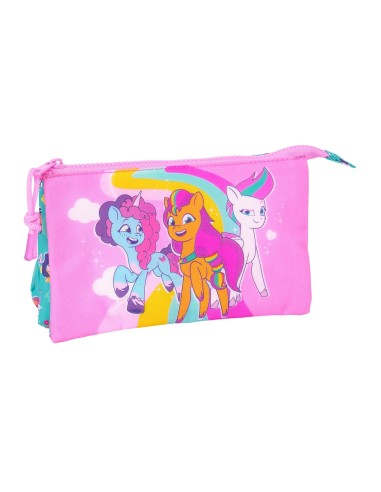 Portatodo Triple My Little Pony | Reino Escolar: Mochilas y Regalos