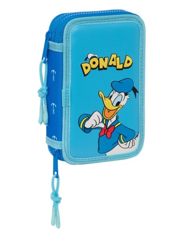 Plumier Doble Pequeñoo 28 Piezas Donald Duck | Reino Escolar: Mochilas y Regalos