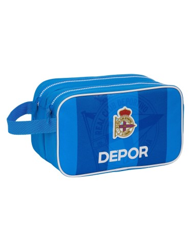 Neceser 2 Departamentos Adaptable A Carro Real Deportivo De La Coruña | Reino Escolar: Mochilas y Regalos