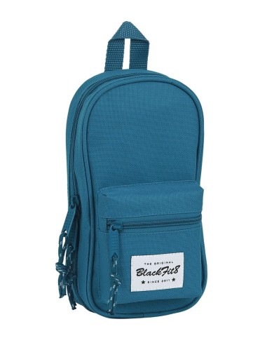 Plumier Mochila Con 4 Portatodos Llenos Blackfit8 | Reino Escolar: Mochilas y Regalos