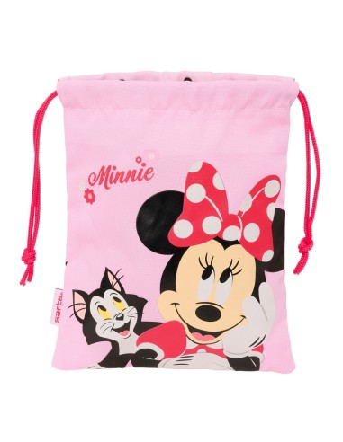 Saquito Merienda Minnie Mouse | Reino Escolar: Mochilas y Regalos