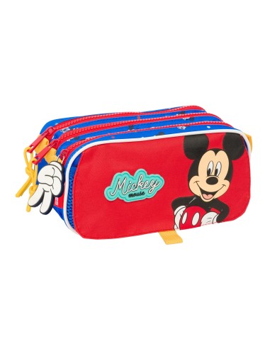 Portatodo Triple Big Mickey Mouse | Reino Escolar: Mochilas y Regalos