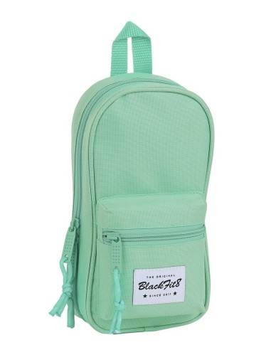 Plumier Mochila Con 4 Portatodos Llenos Blackfit8 | Reino Escolar: Mochilas y Regalos