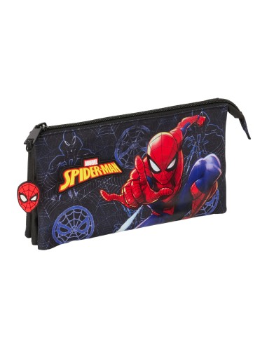 Portatodo Triple Spider-Man | Reino Escolar: Mochilas y Regalos