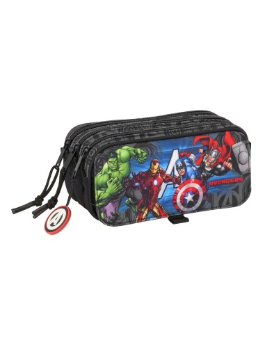 Portatodo Triple Big Avengers | Reino Escolar: Mochilas y Regalos