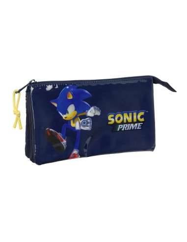 Portatodo Triple Sonic Prime | Reino Escolar: Mochilas y Regalos