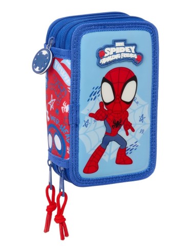 Plumier Triple 37 Piezas Spidey | Reino Escolar: Mochilas y Regalos