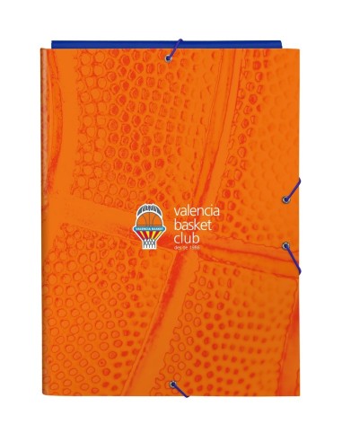 Carpeta Cartón Folio Gomas Solapas Valencia Basket Club | Reino Escolar: Mochilas y Regalos