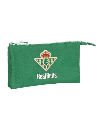 Portatodo Triple Reciclado Real Betis Balompie | Reino Escolar: Mochilas y Regalos