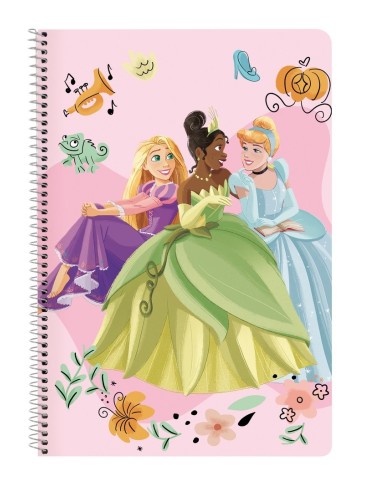 Libreta Folio Tapas Duras 80 Hojas Princesas Disney | Reino Escolar: Mochilas y Regalos