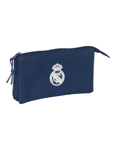 Portatodo Triple Real Madrid | Reino Escolar: Mochilas y Regalos