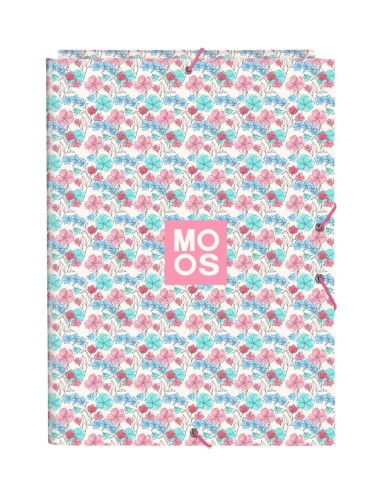 Carpeta Cartón Folio Gomas Solapas Moos | Reino Escolar: Mochilas y Regalos