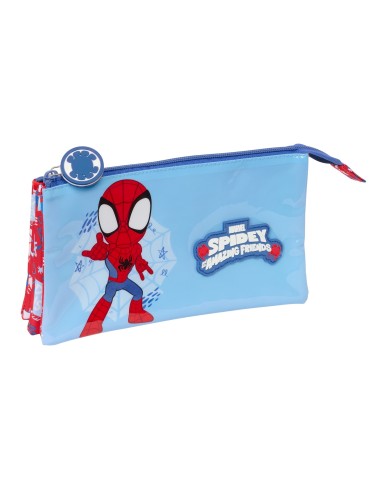 Portatodo Triple Spidey | Reino Escolar: Mochilas y Regalos