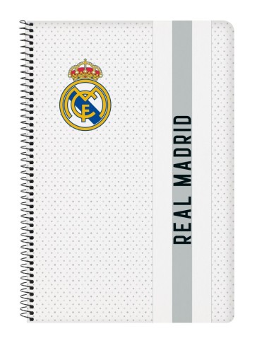 Libreta Folio Tapas Duras 80 Hojas Real Madrid | Reino Escolar: Mochilas y Regalos