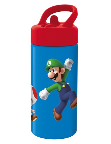 Botella 410ml Super Mario | Reino Escolar: Mochilas y Regalos