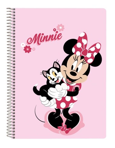 Libreta Cuarto Tapas Duras 80 Hojas Minnie Mouse | Reino Escolar: Mochilas y Regalos