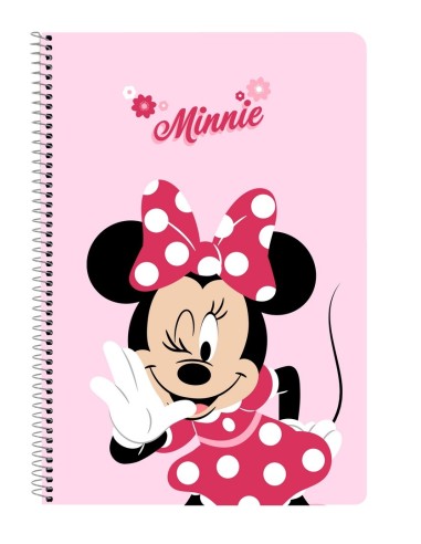 Libreta Folio Tapas Duras 80 Hojas Minnie Mouse | Reino Escolar: Mochilas y Regalos