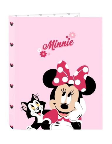 Carpeta Cartón Folio 4 Anillas Mixtas Minnie Mouse | Reino Escolar: Mochilas y Regalos