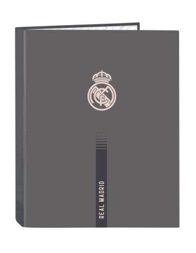 Carpeta Cartón Folio 4 Anillas Mixtas Real Madrid | Reino Escolar: Mochilas y Regalos