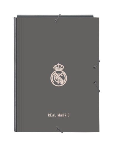 Carpeta Cartón Folio Gomas Solapas Real Madrid | Reino Escolar: Mochilas y Regalos