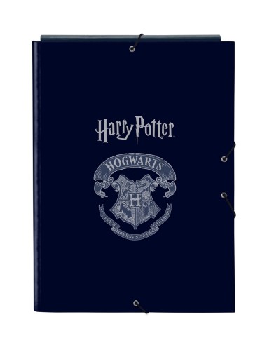 Carpeta Cartón Folio Gomas Solapas Harry Potter | Reino Escolar: Mochilas y Regalos